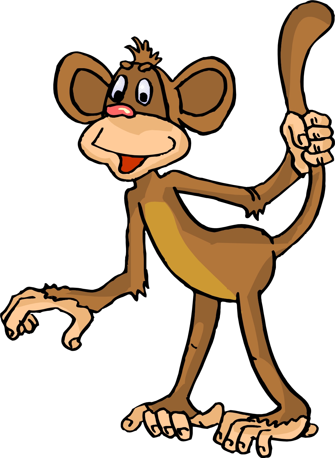1151x1572 Monkey Tail Cartoon