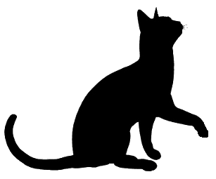 307x255 Cat Silhouette Clip Art 15 Sleeping Cat Silhouette Free Cliparts