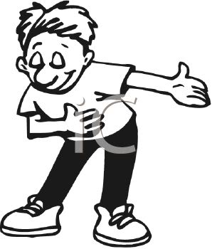 298x350 Take A Bow Clipart