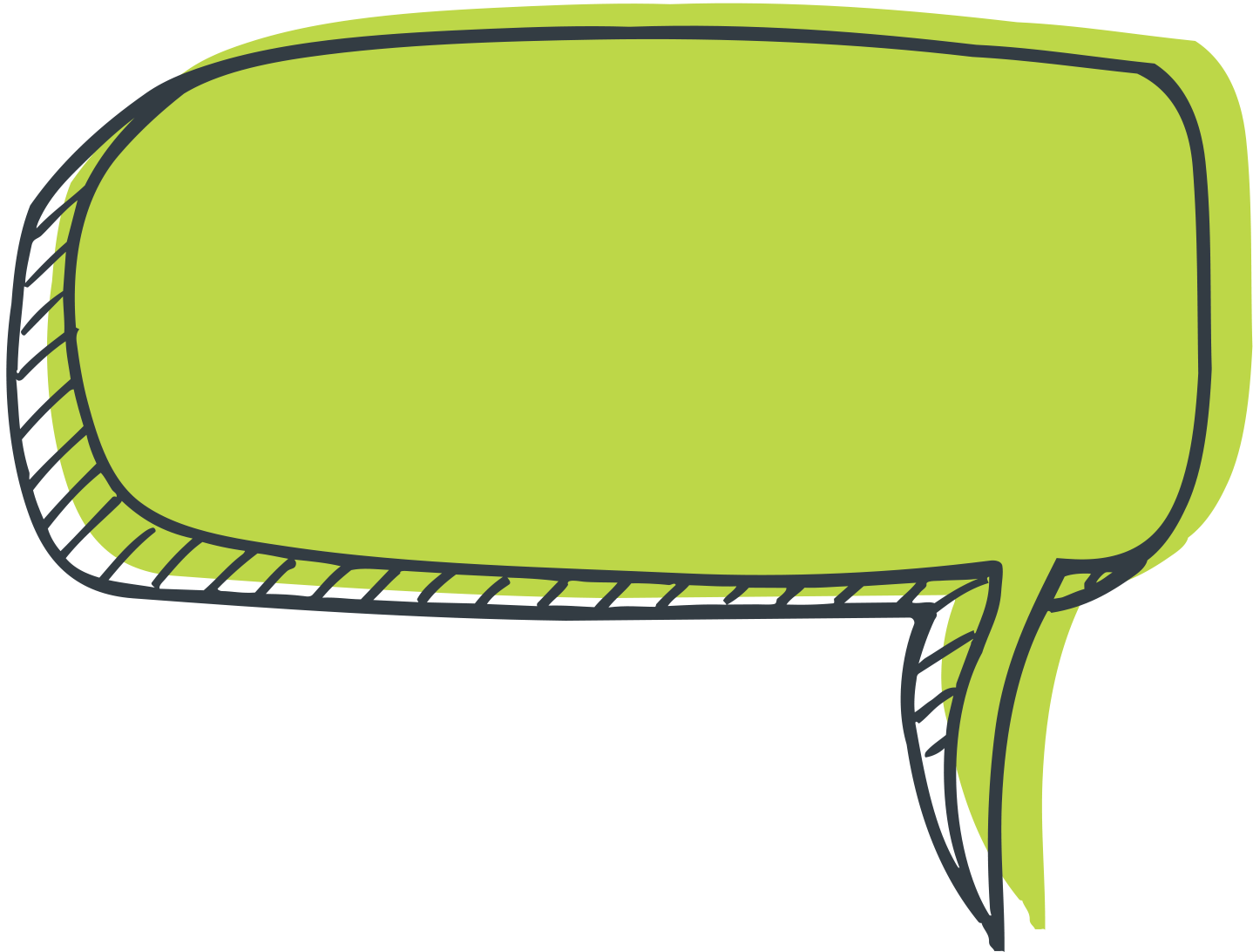 1438x1092 Green Clipart Speech Bubble