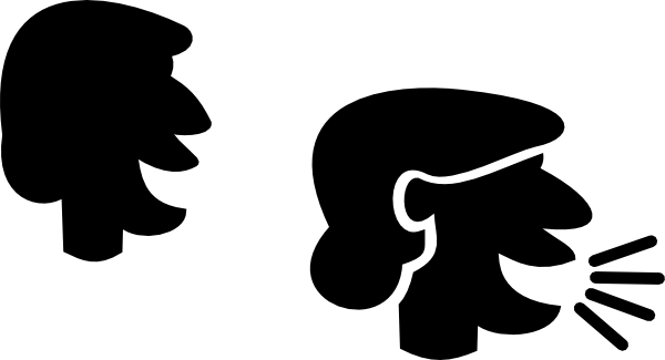 600x325 Speaking Woman Clip Art