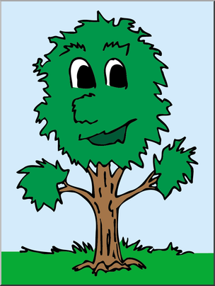 304x404 Clip Art Talking Tree Color I Abcteach