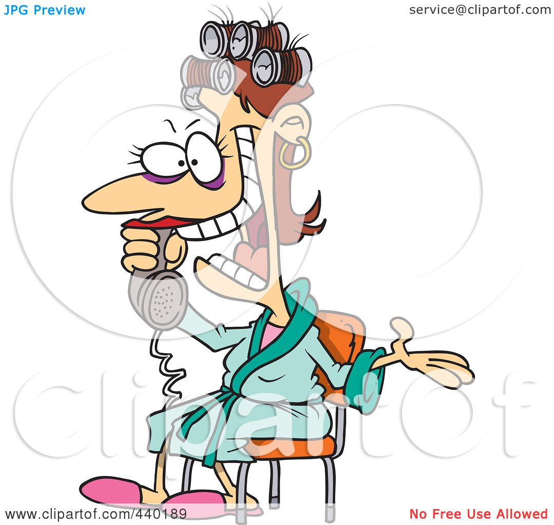 1080x1024 Royalty Free (Rf) Clip Art Illustration Of A Cartoon Woman Talking