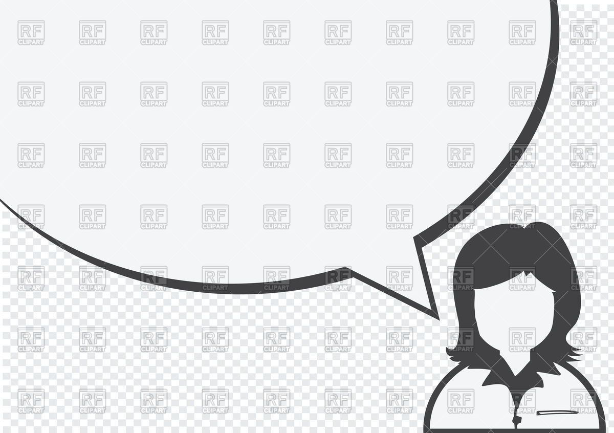 1200x846 Talking Woman With Speech Bubble Royalty Free Vector Clip Art