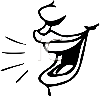 350x340 Speaking Mouth Clipart