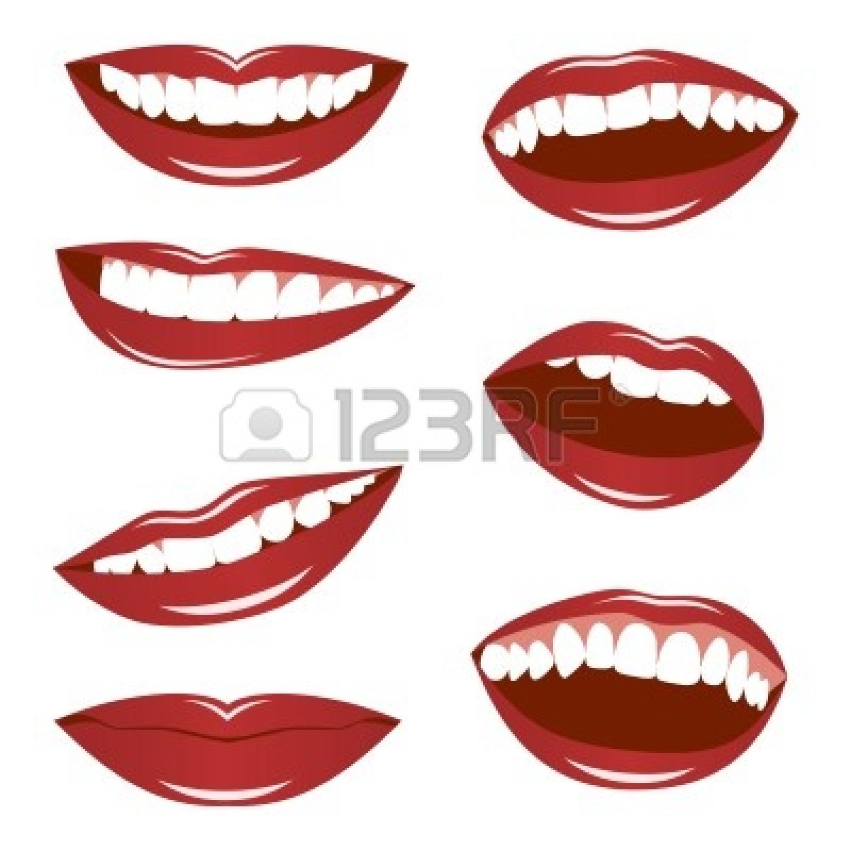 1200x1200 Talking Lips Clipart