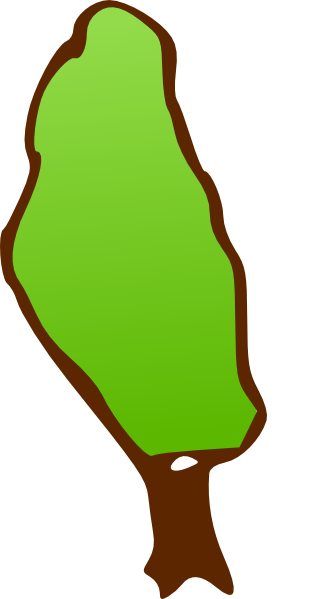 324x599 Tall Skinny Tree Clip Art