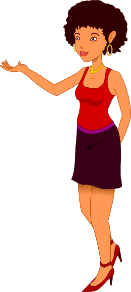 264x589 Woman Clip Art