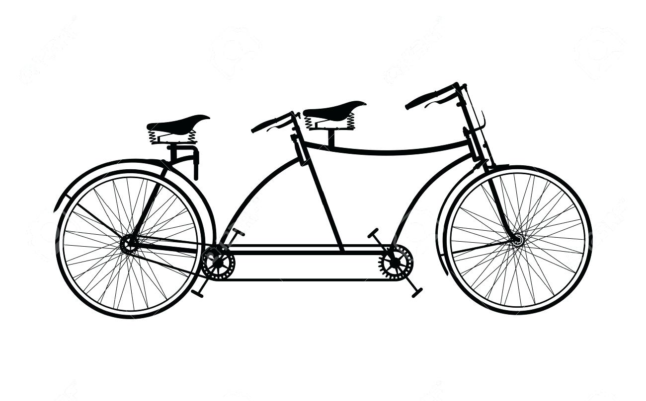 Tandem Bicycle Clipart Love Birds Wedding By Thelilcl - vrogue.co