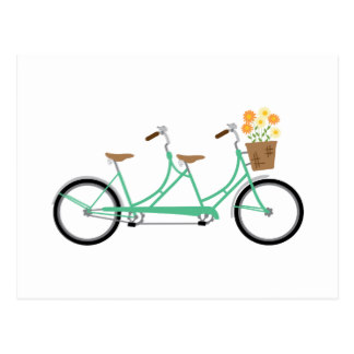 324x324 Tandem Bike Postcards Zazzle