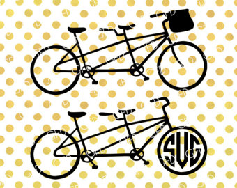 340x270 Tandem Bike Clipart Etsy