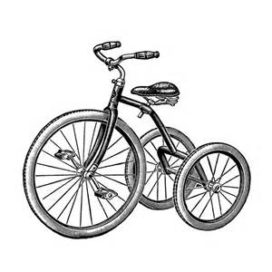 300x300 Retro Bicycle Clip Art