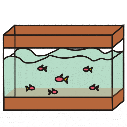 500x500 Fish Tank Clipart