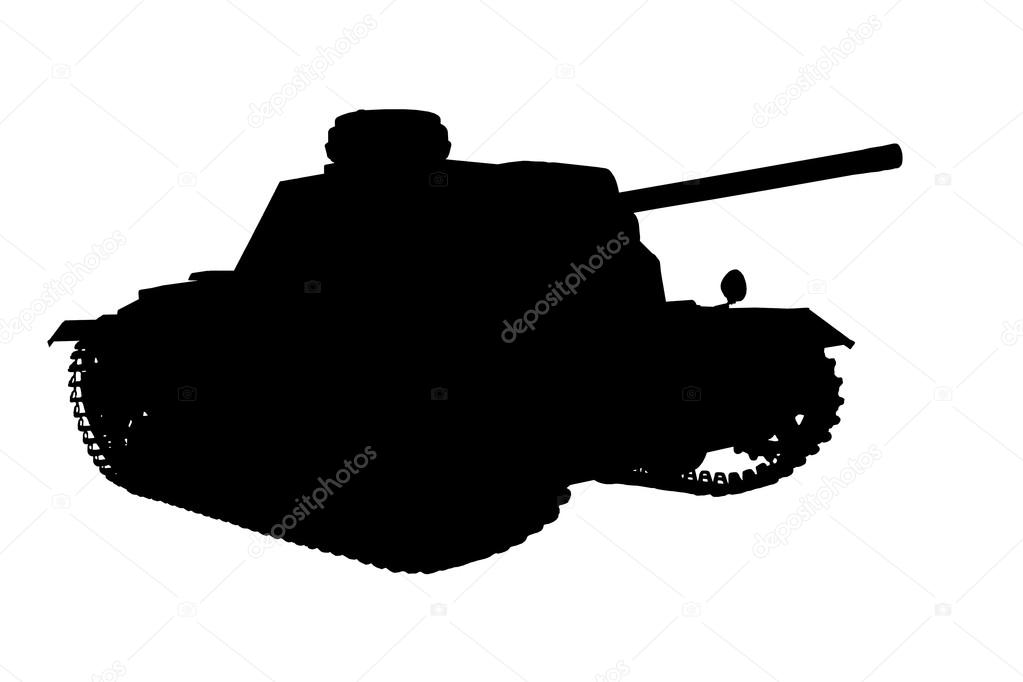 1023x682 Silhouette Panzer Stock Photo Zhannaprokopeva