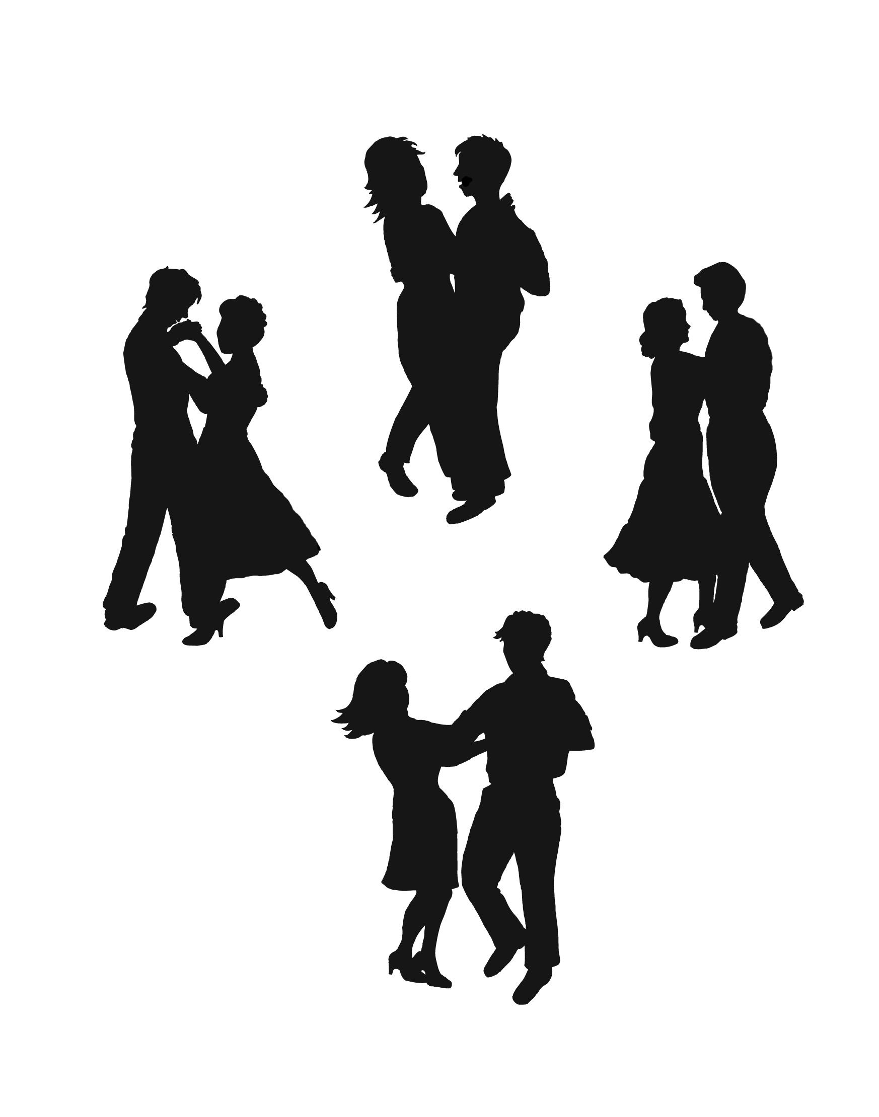 1746x2220 Dance Clipart Black And White 101 Clip Art