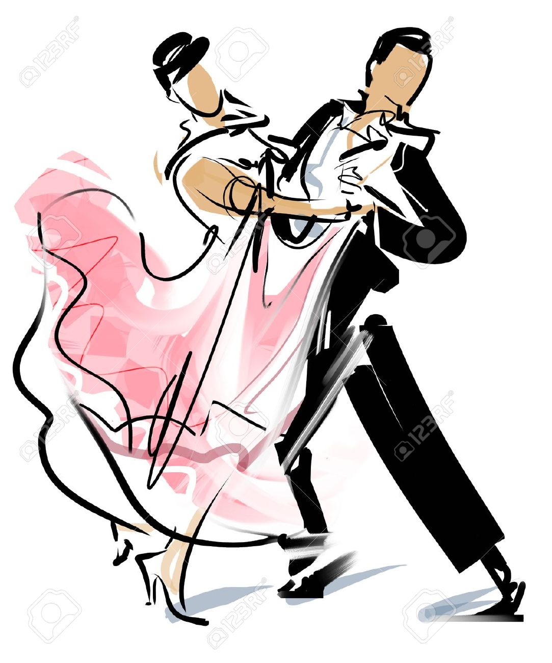 1083x1300 21,027 Couple Dancing Stock Illustrations, Cliparts And Royalty