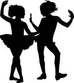 152x170 Ballet And Tap Dance Clipart