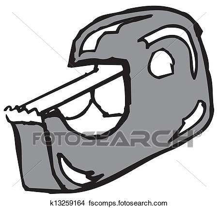 450x429 Clipart Of Adhesive Tape Dispenser K13259164