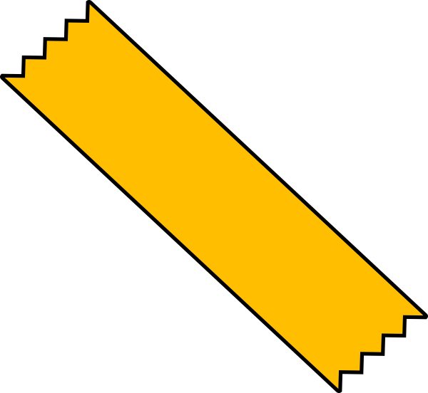 600x552 Yellow Duct Tape Clip Art