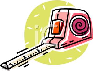 300x230 Pink Tape Measure Clipart Picture