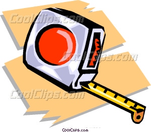 300x262 Tape Measure Vector Clip Art
