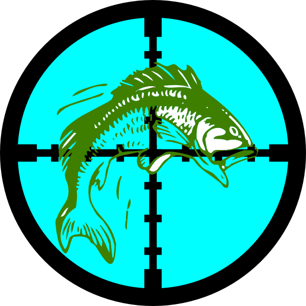 600x600 Fish Target Clip Art