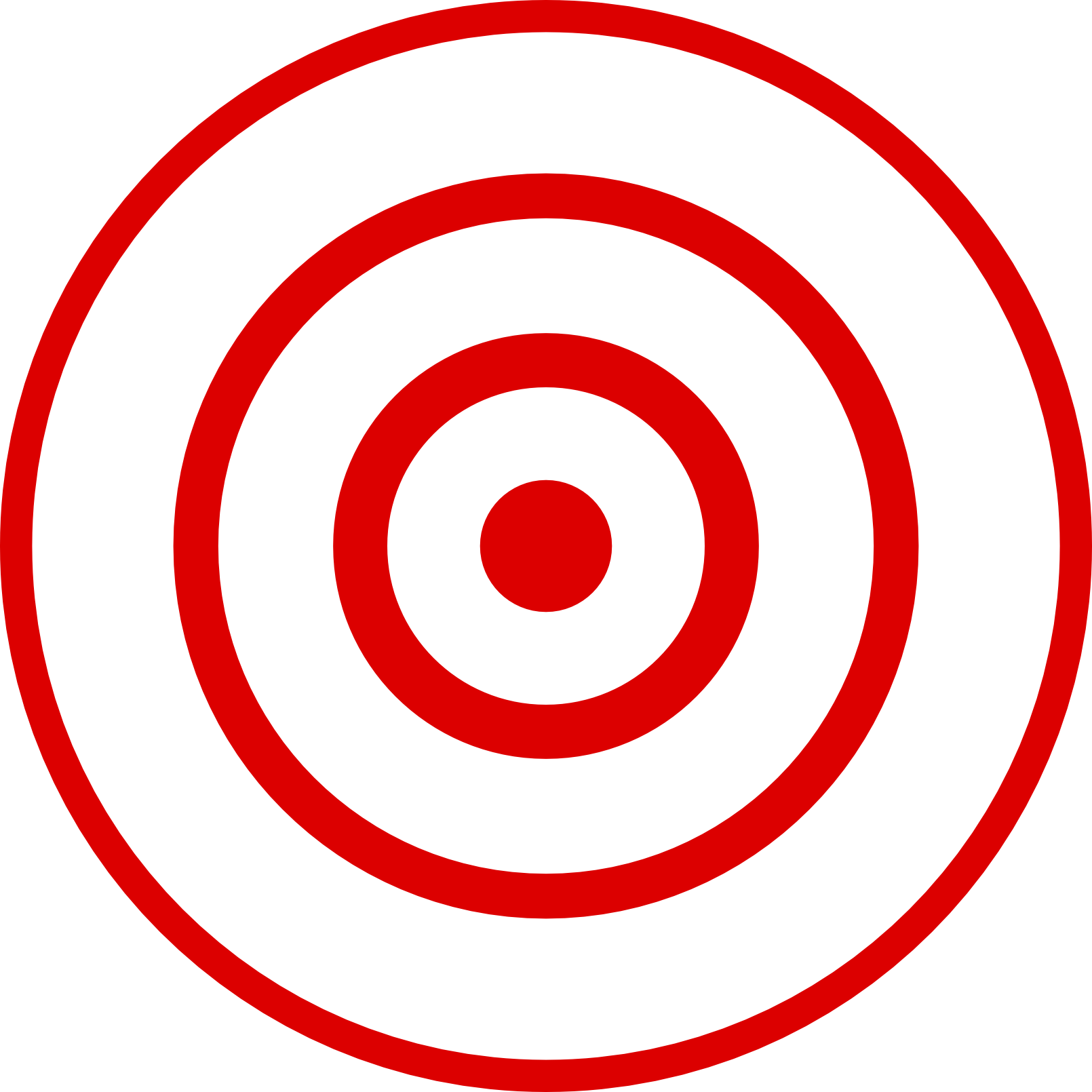 1610x1610 Free Bullseye Clipart Image