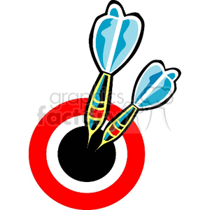300x300 Royalty Free Darts Target 171756 Clip Art Images, Illustrations