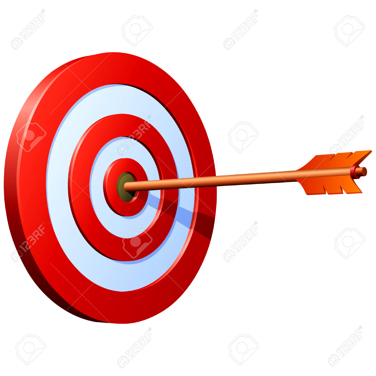 1300x1300 Target Clipart Arrow