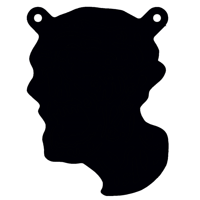 650x650 Ar500 Steel Zombie Rifle Shooting Target (Lowest Prices)