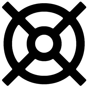 300x300 Magnetic Target Painting Stencil By Shootingtargets7