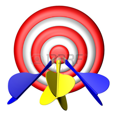 450x450 Darts Target Practice, Aiming Stock Photo, Picture And Royalty