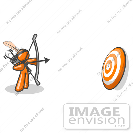 450x450 Cliprt Graphic Ofn Orange Guy Character Shootingrrowst