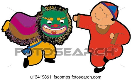 450x273 Clipart Of Bustling, Pretty, Lunar New Year's Day, Taste, Pattern