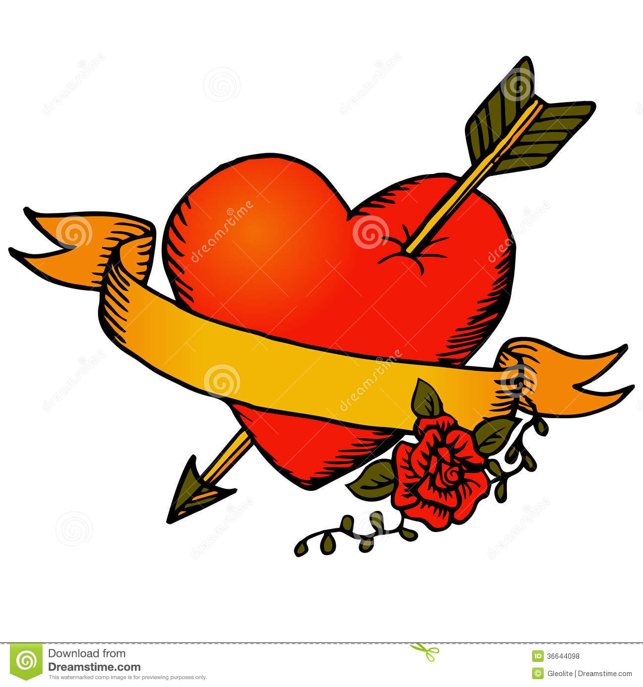 1300x1390 Tattoo Clipart Heart