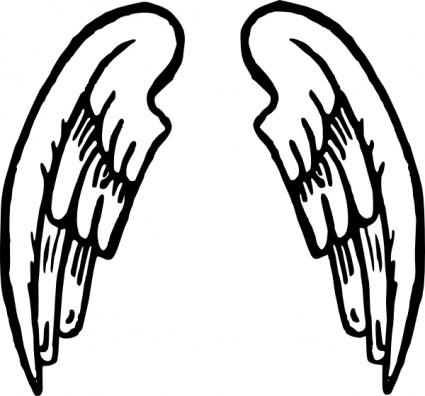 425x396 Angel Wings Clipart Panda