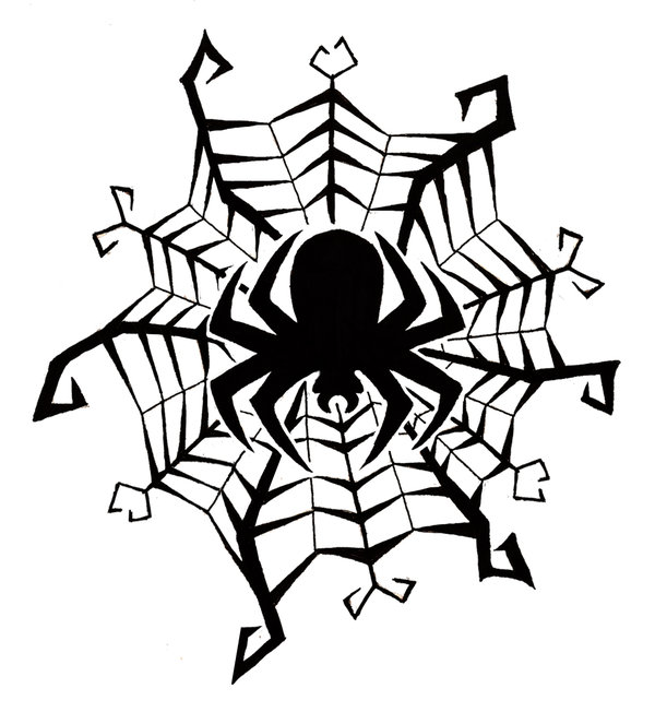 600x652 Tattoo Clipart Spider