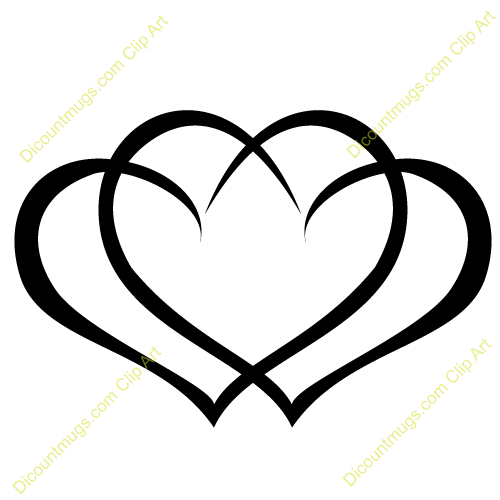 500x500 Tattoo Clipart Elegant Heart