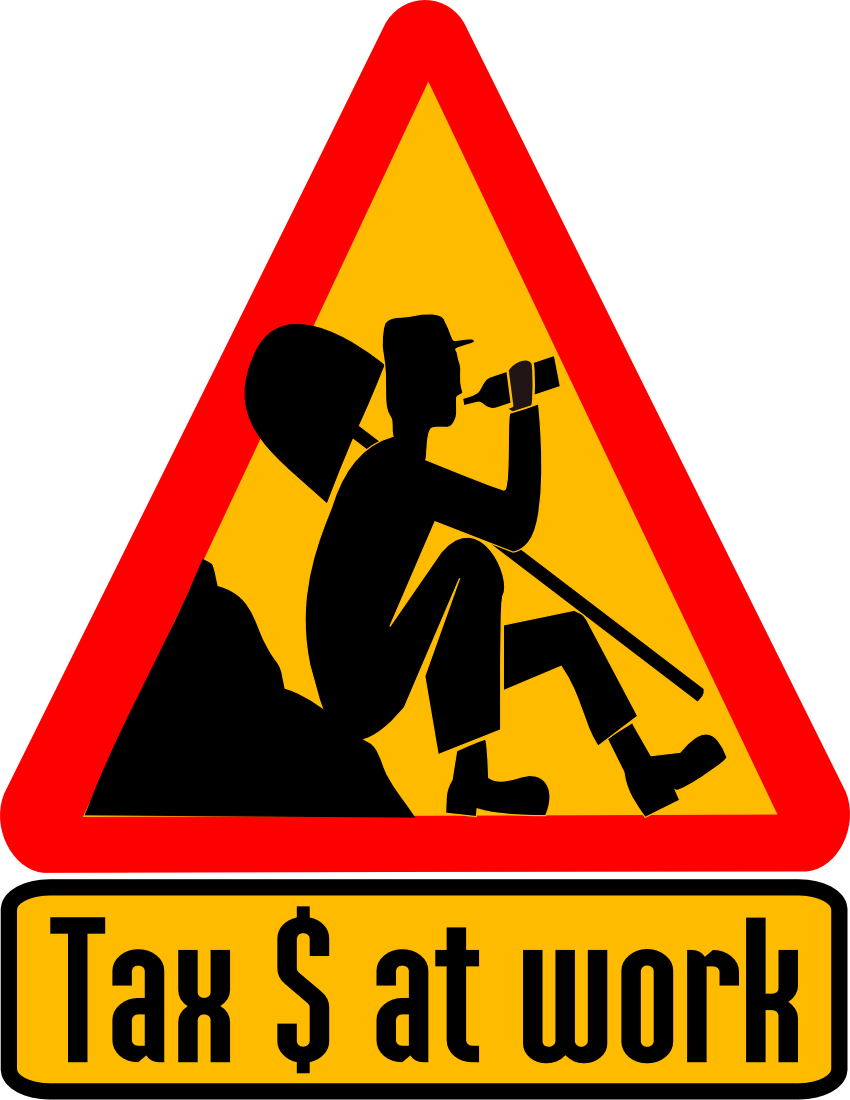 850x1100 Tax Money At Work Clip Art Download