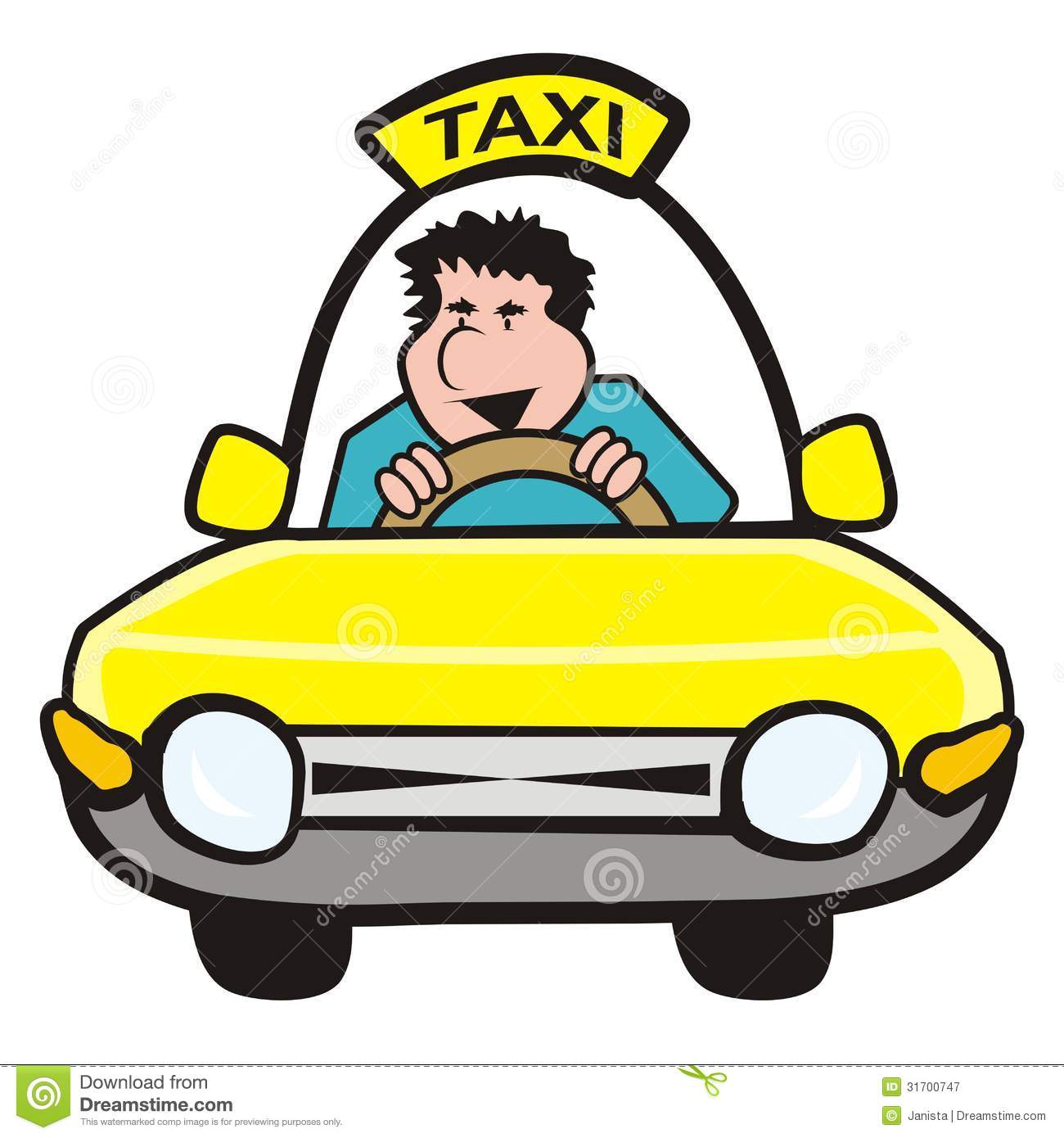 1300x1390 Taxi Driver Clipart