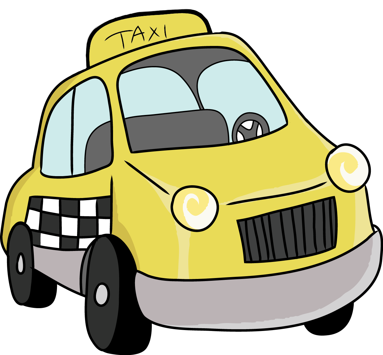 Taxi Cab Clipart | Free download on ClipArtMag