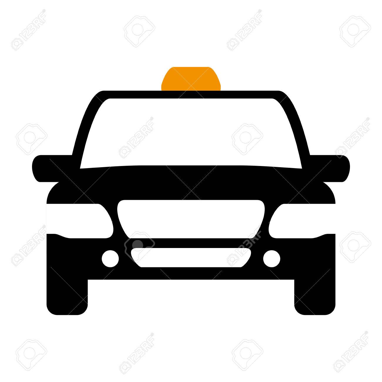 1300x1300 Taxi Cab Service Icon Vector Illustration Graphic Design Royalty