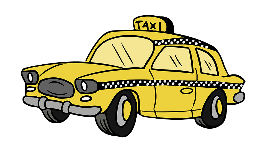 900x558 Free Cartoon Taxi Cab Clip Art