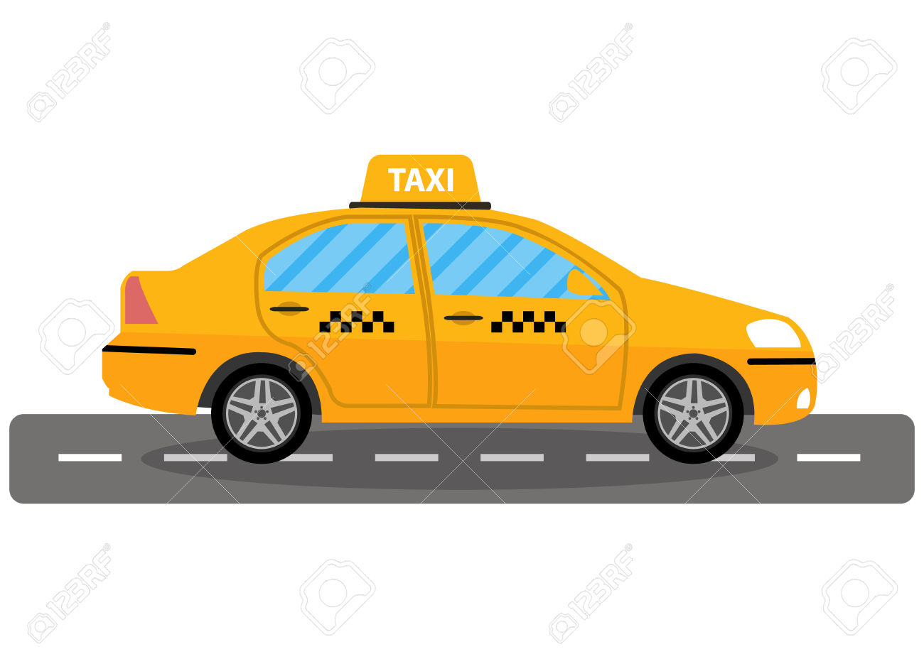 1300x928 Taxi Clipart Simple