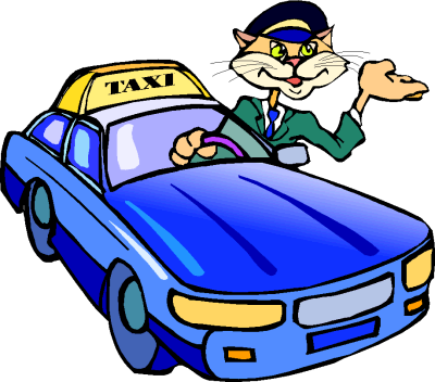 400x352 Cat Taxi Driver Clip Art Download