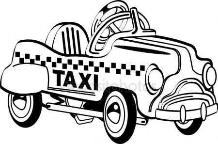 Taxi Clipart Black And White | Free download on ClipArtMag