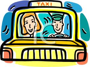 300x223 Image A Driver And Passenger In A Taxi Cab