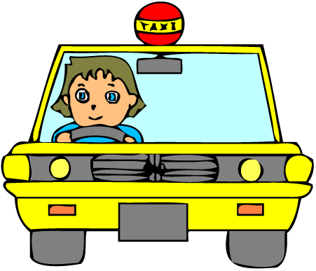 451x387 Woman Clipart Taxi Driver
