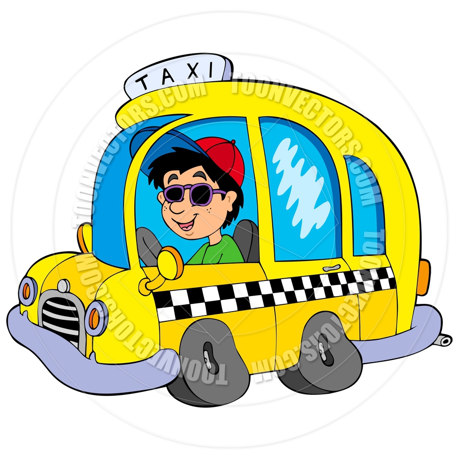 940x940 Cartoon Taxi Driver By Clairev Toon Vectors Eps