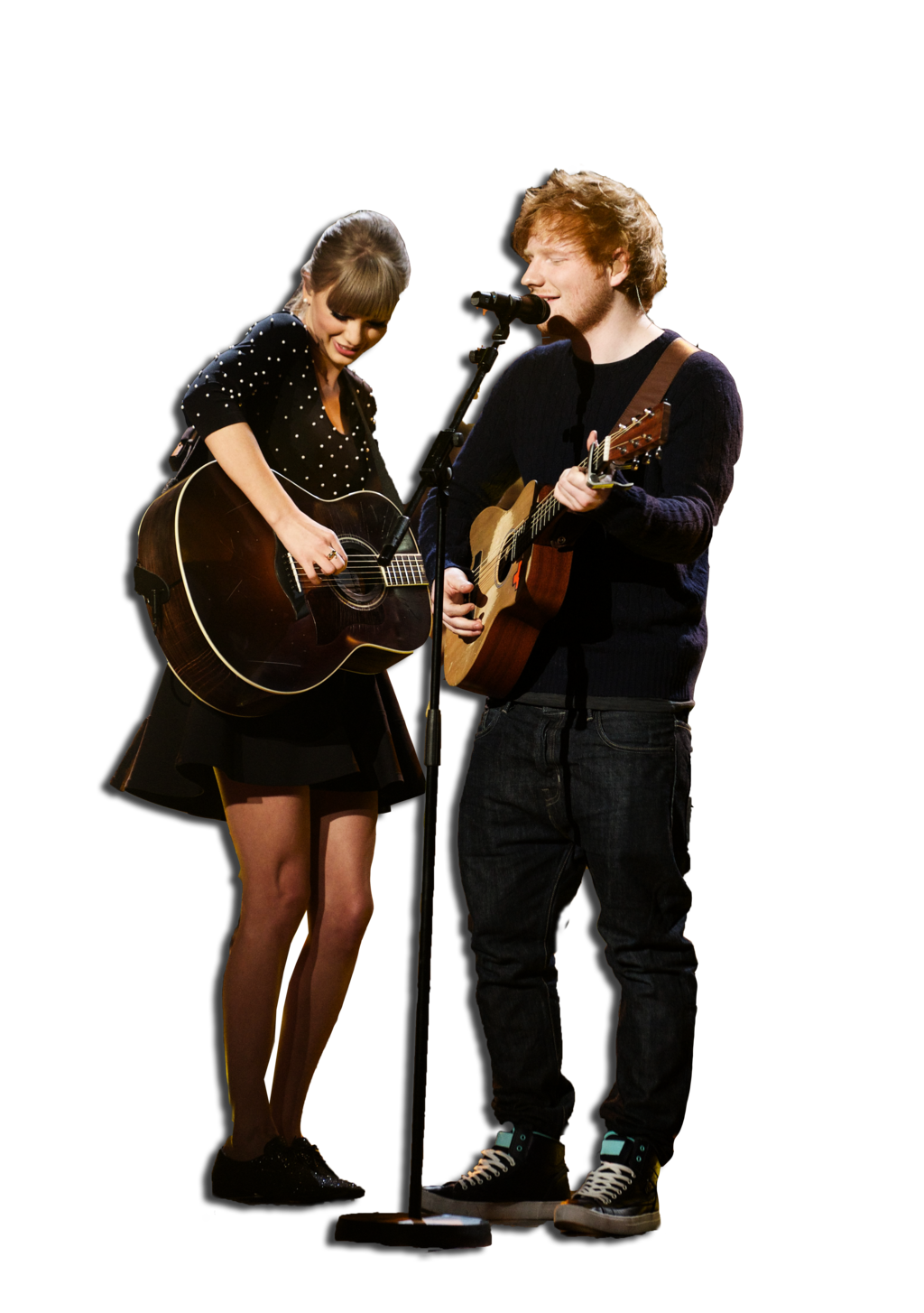 1024x1454 Taylor Swift And Ed Sheeran Png